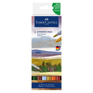 Goldfaber Aqua Dual Marker Case of 6 Tuscany