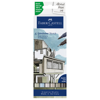 Goldfaber Sketch Marker set of 6, architecture