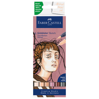 Goldfaber Sketch Marker set of 6, portrait