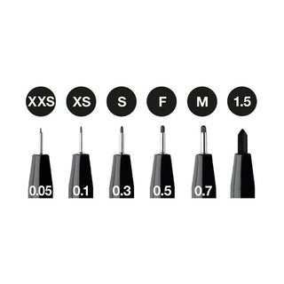 Pitt Artist Pen¨ Black - Wallet of 6