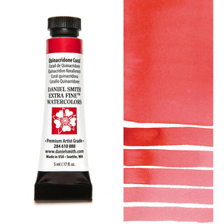 Extra Fine Watercolor Tube, 5ml - Quinacridone Coral