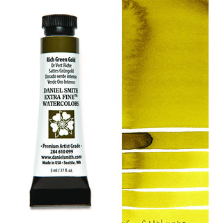 Extra Fine Watercolor Tube, 5ml - Rich Green Gold