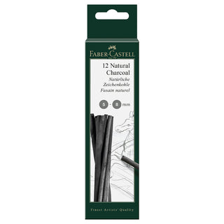Pitt¨ Natural Willow Charcoal -12 Sticks (5-8mm)