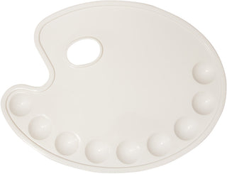 Plastic Palette, 9 Well Oval