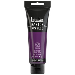 Basics Acrylic 118ml Tube, Deep Violet