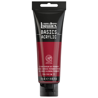 Basics Acrylic 118ml Tube, Alizarin Crimson Hue