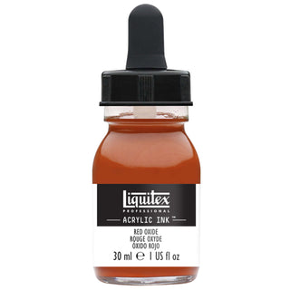 Acrylic Ink 30ml Jar, Red Oxide