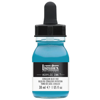 Acrylic Ink 30ml Jar, Cerulean Blue Hue