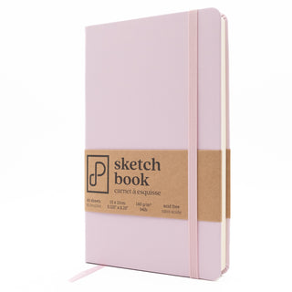 Sketch Book, 13cm x 21cm, Shell Pink
