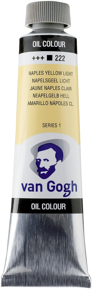 Van Gogh Oil Color Tube, 222 Naples Yellow Light (40ml)