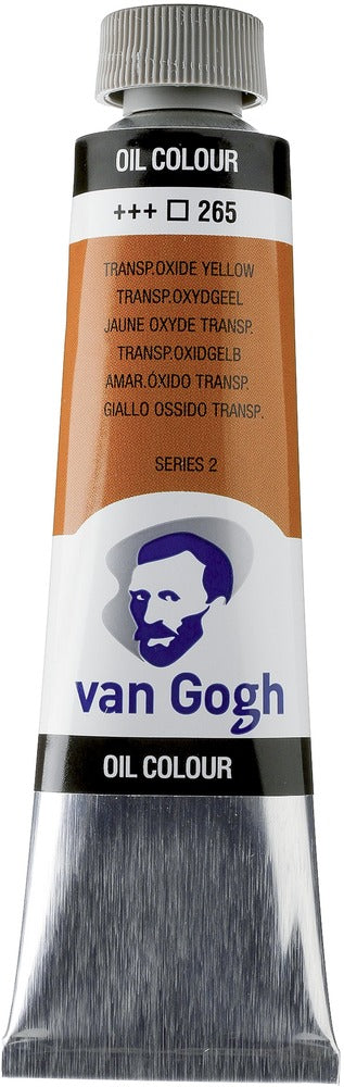 Van Gogh Oil Color Tube, 265 Transparent Oxide Yellow (40ml)