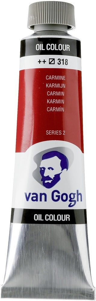 Van Gogh Oil Color Tube, 318 Carmine (40ml)