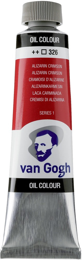 Van Gogh Oil Color Tube, 326 Alizarin Crimson (40ml)