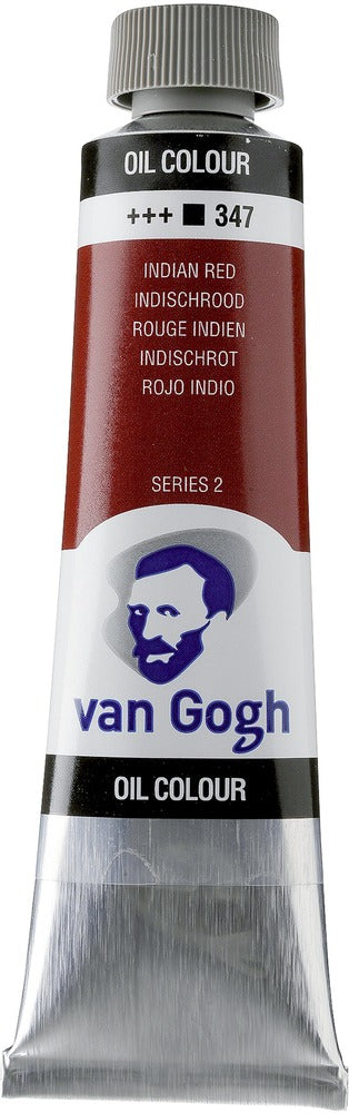 Van Gogh Oil Color Tube, 347 Indian Red (40ml)