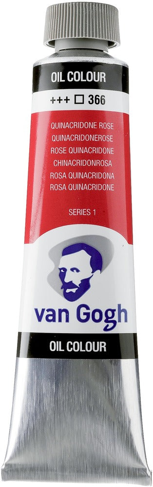 Van Gogh Oil Color Tube, 366 Quinacridone Rose (40ml)