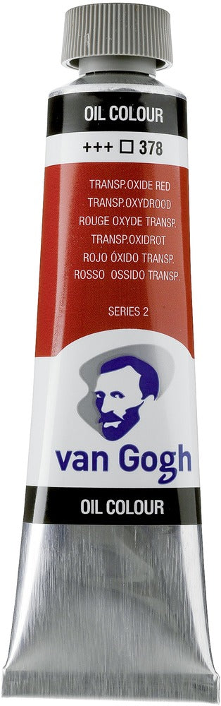 Van Gogh Oil Color Tube, 378 Transparent Oxide Red (40ml)