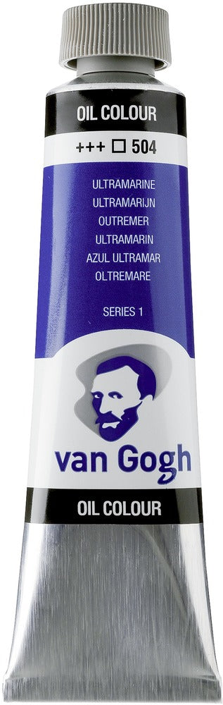 Van Gogh Oil Color Tube, 504 Ultramarine Deep (40ml)