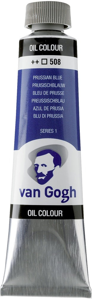 Van Gogh Oil Color Tube, 508 Prussian Blue (40ml)