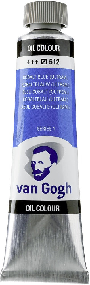Van Gogh Oil Color Tube, 512 Cobalt Blue Ultra (40ml)