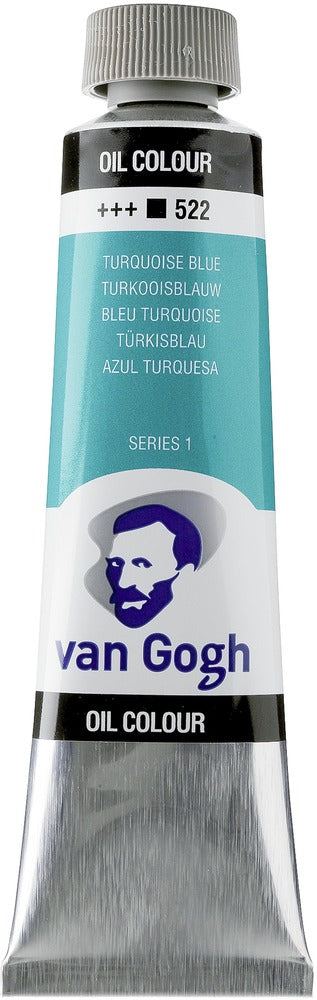 Van Gogh Oil Color Tube, 522 Turqioise Blue (40ml)