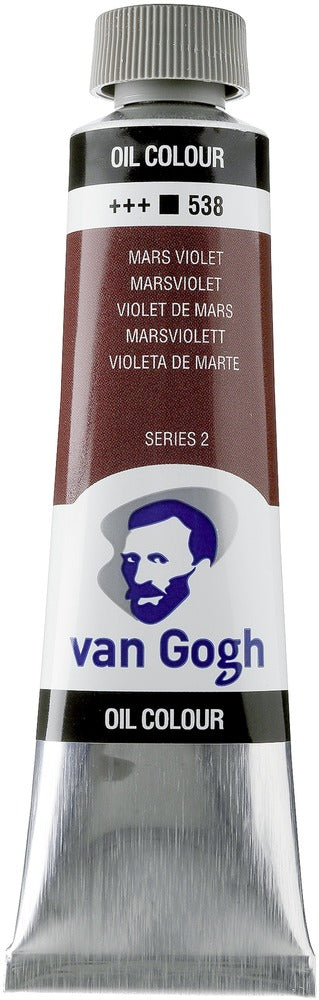 Van Gogh Oil Color Tube, 538 Mars Violet (40ml)