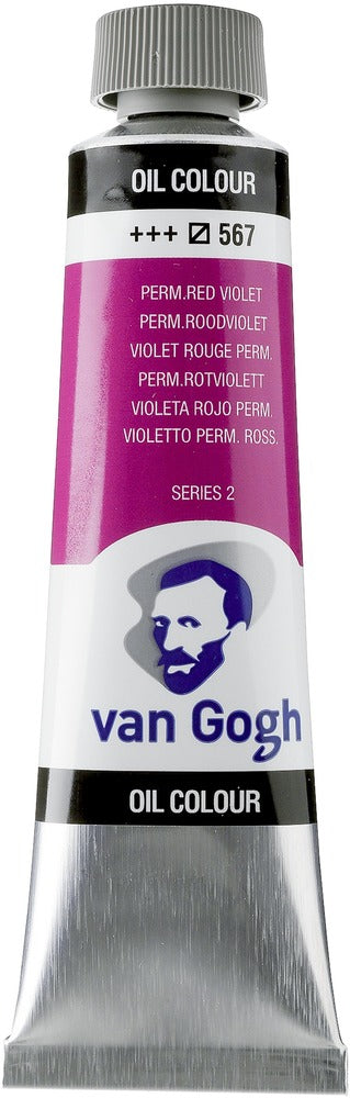 Van Gogh Oil Color Tube, 567 Permanent Red Violet (40ml)