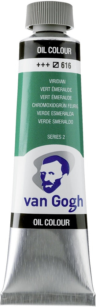 Van Gogh Oil Color Tube, 616 Viridian (40ml)