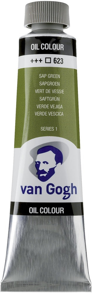 Van Gogh Oil Color Tube, 623 Sap Green (40ml)