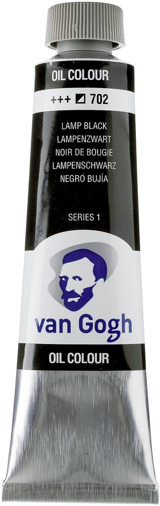 Van Gogh Oil Color Tube, 702 Lamp Black (40ml)