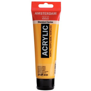 Amsterdam Standard Series Acrylic 120ml, 270 Azo Yellow Deep