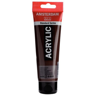 Amsterdam Standard Series Acrylic 120ml, 409 Burnt Umber