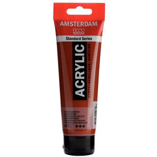Amsterdam Standard Series Acrylic 120ml, 411 Burnt Sienna