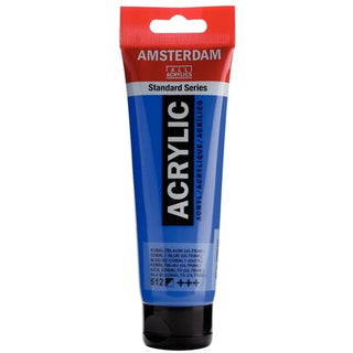 Amsterdam Standard Series Acrylic 120ml, 512 Cobalt Blue Ultra