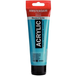 Amsterdam Standard Series Acrylic 120ml, 522 Turquiose Blue