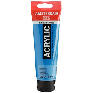 Amsterdam Standard Series Acrylic 120ml, 572 Primary Cyan