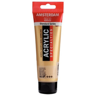 Amsterdam Standard Series Acrylic 120ml, 802 Light Gold