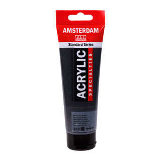 Amsterdam Standard Series Acrylic 120ml, 850 Metallic Black