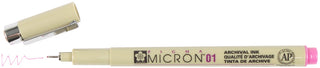 Pigma Micron 01 Pen, 0.25mm - Rose