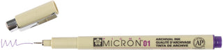 Pigma Micron 01 Pen, 0.25mm - Purple