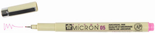 Pigma Micron 05 Pen, 0.45mm - Rose
