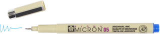Pigma Micron 05 Pen, 0.45mm - Blue