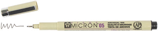 Pigma Micron 05 Pen, 0.45mm - Black