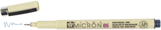 Pigma Micron 05 Pen, 0.45mm - Blue/Black