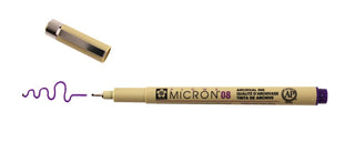 Pigma Micron 08 Pen, 0.50mm - Purple