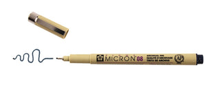 Pigma Micron 08 Pen, 0.50mm - Blue Black