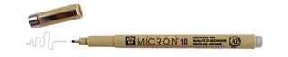 Pigma Micron 10 Pen, 0.60mm - Light Cool Grey