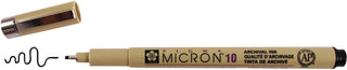 Pigma Micron 10 Pen, 0.60mm - Black